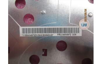 Lenovo 04X4972 MECH_ASM Palmrest W FPR N Edge