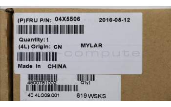 Lenovo 04X5506 FRU Clear Plate Camera