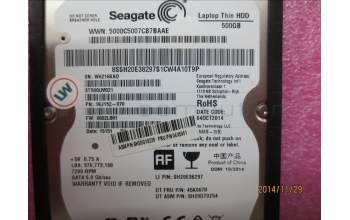 Lenovo 04X5951 HDD_ASM HDD 500G 7200 7mm SEAG