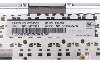 Lenovo 04Y0911 NB_KYB CS13X,FR,CHY