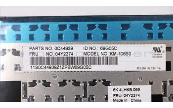 Lenovo 04Y2374 NB_KYB CS13KM,SE,CHY