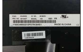 Lenovo 04Y2437 NB_KYB CS13KM,FR,LTN