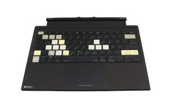 0637B0243013 Original IEC Tastatur inkl. Topcase DE (deutsch) schwarz/anthrazit mit Backlight