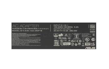 0A001-00803200 Original Asus Netzteil 280,0 Watt normale Bauform