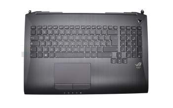 0K200-00090000 Original Asus Tastatur inkl. Topcase IT (italienisch) schwarz/schwarz mit Backlight