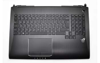 0K200-000901 Original Asus Tastatur inkl. Topcase UK (englisch) schwarz/schwarz mit Backlight