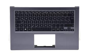 0K200-00120000 Original Asus Tastatur inkl. Topcase DE (deutsch) schwarz/silber mit Backlight