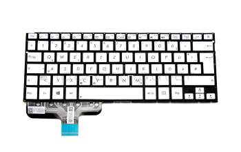 0KN0-QD2GE13 Original Protek Tastatur DE (deutsch) silber