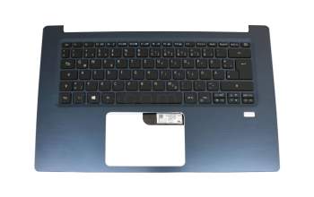 0KN1-202GE11 Original Acer Tastatur inkl. Topcase DE (deutsch) schwarz/blau mit Backlight