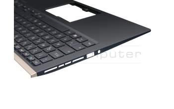 0KN1-621GE16 Original Pegatron Tastatur inkl. Topcase DE (deutsch) blau/blau mit Backlight