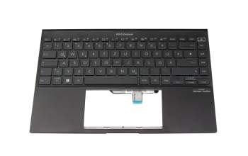 0KN1-DJGE12 Original Pega Tastatur inkl. Topcase DE (deutsch) schwarz/schwarz mit Backlight