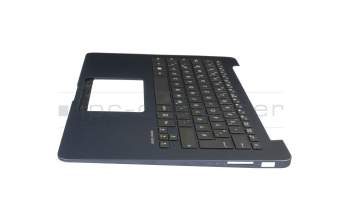 0KNB0-2627GE00 Original Asus Tastatur inkl. Topcase DE (deutsch) schwarz/blau mit Backlight