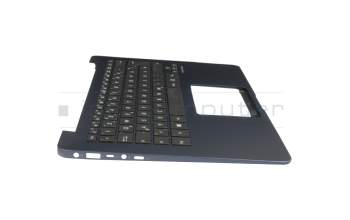 0KNB0-2627GE00 Original Asus Tastatur inkl. Topcase DE (deutsch) schwarz/blau mit Backlight