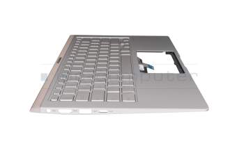 0KNB0-262HG00 Original Asus Tastatur inkl. Topcase DE (deutsch) silber/silber mit Backlight