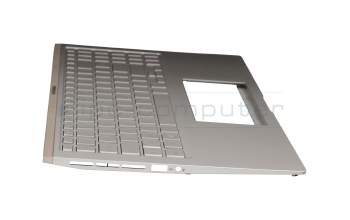 0KNB0-563QGE00 Original Asus Tastatur inkl. Topcase DE (deutsch) silber/silber mit Backlight