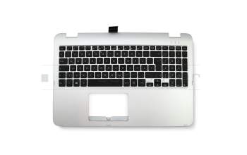 0KNB0-610SGE00 Original Asus Tastatur inkl. Topcase DE (deutsch) schwarz/silber