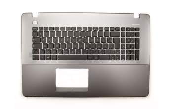 0KNB0-6170FR00 Original Asus Tastatur inkl. Topcase FR (französisch) schwarz/silber