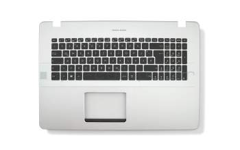 0KNB0-6601GE00 Original Asus Tastatur inkl. Topcase DE (deutsch) schwarz/silber mit Backlight
