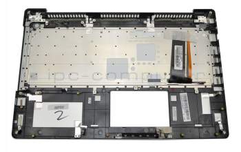 0KNB0-6629FR00 Original Asus Tastatur inkl. Topcase FR (französisch) silber/silber mit Backlight