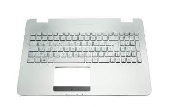 0KNB0-662BGE00 Original Compal Tastatur inkl. Topcase DE (deutsch) silber/silber mit Backlight