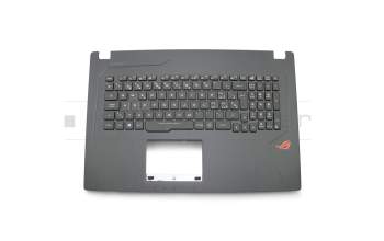 0KNB0-6676SF00 Original Asus Tastatur inkl. Topcase SF (schweiz-französisch) schwarz/schwarz mit Backlight