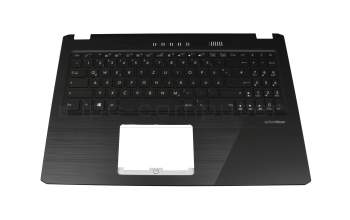 0KNB0-860BGE00 Original Asus Tastatur inkl. Topcase DE (deutsch) schwarz/schwarz mit Backlight