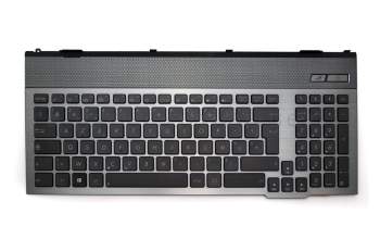 0KNB0-B410FR00 Original Asus Tastatur inkl. Topcase FR (französisch) schwarz/grau mit Backlight