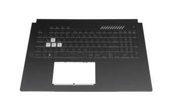 0KNR0-6910GE00 Original Asus Tastatur inkl. Topcase DE (deutsch) schwarz/transparent/grau mit Backlight