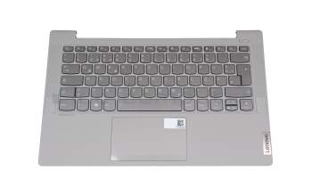 0XL00T1 Original Lenovo Tastatur inkl. Topcase DE (deutsch) grau/grau mit Backlight