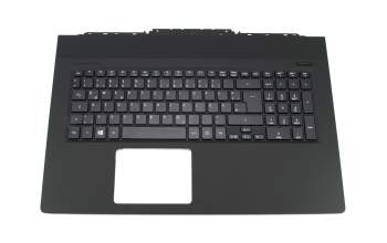 Tastatur inkl. Topcase DE (deutsch) schwarz/schwarz mit Backlight original für Acer Aspire V 17 Nitro (VN7-791G) Serie