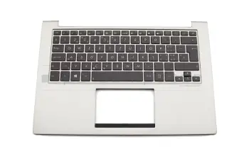 90R-NPO1K1P80Y Original Asus Tastatur inkl. Topcase SF (schweiz-franz&ouml;sisch) schwarz/silber mit Backlight