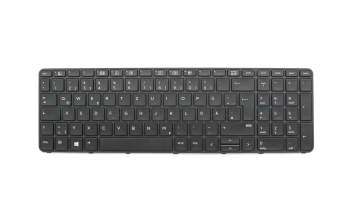 841136-041 Original HP Tastatur DE (deutsch) schwarz/schwarz matt