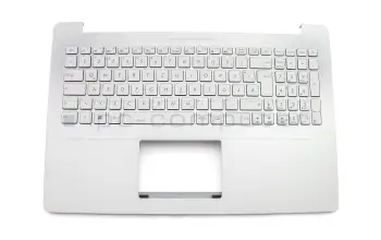 90NB0AU1-R33GE0 Original Asus Tastatur inkl. Topcase DE (deutsch) silber/silber mit Backlight (f&uuml;r Modelle mit HDD)