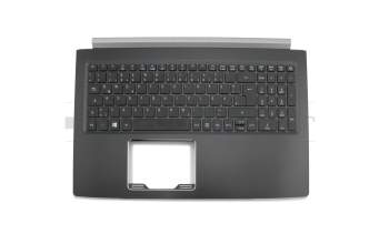 Tastatur inkl. Topcase DE (deutsch) schwarz/grau mit Backlight original für Acer Aspire 5 (A515-51G) Serie