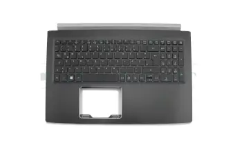 Tastatur inkl. Topcase DE (deutsch) schwarz/grau mit Backlight original für Acer Aspire 5 (A515-51G)