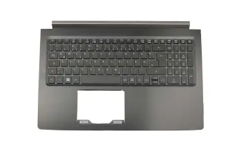 Tastatur inkl. Topcase DE (deutsch) schwarz/schwarz original für Acer Aspire 7 (A715-71G)