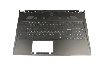 957-16H71E-C06 Original MSI Tastatur inkl. Topcase DE (deutsch) schwarz/schwarz mit Backlight