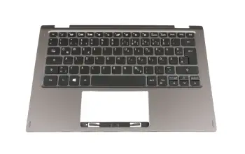 Tastatur inkl. Topcase DE (deutsch) schwarz/grau original für Acer Spin 1 (SP111-32N)