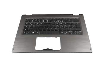 Tastatur inkl. Topcase DE (deutsch) schwarz/grau original für Acer Spin 3 (SP314-51) Serie