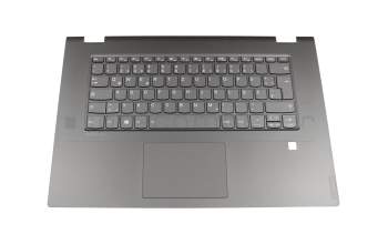 5CB0S17595 Original Lenovo Tastatur inkl. Topcase DE (deutsch) grau/grau mit Backlight
