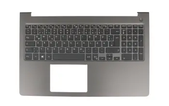 3M43V Original Dell Tastatur inkl. Topcase DE (deutsch) schwarz/grau