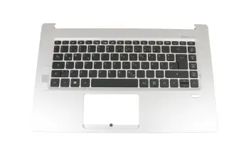 0KN1-6H2GE12 Original Acer Tastatur inkl. Topcase DE (deutsch) schwarz/silber mit Backlight