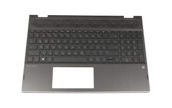 L20849-041 Original HP Tastatur inkl. Topcase DE (deutsch) schwarz/schwarz mit Backlight