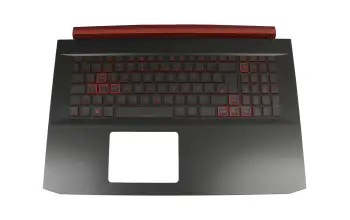 6B.Q5DN2.012 Original Acer Tastatur inkl. Topcase DE (deutsch) schwarz/schwarz mit Backlight (GTX 1660Ti/RTX 2060)