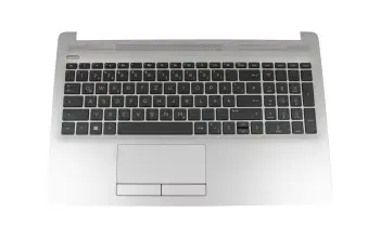 L50001-041 Original HP Tastatur inkl. Topcase DE (deutsch) schwarz/silber