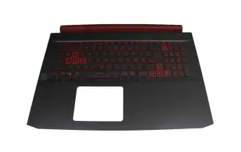Tastatur inkl. Topcase DE (deutsch) schwarz/schwarz mit Backlight (GTX 1050/1650) original für Acer Aspire Nitro 5 (AN517-51)