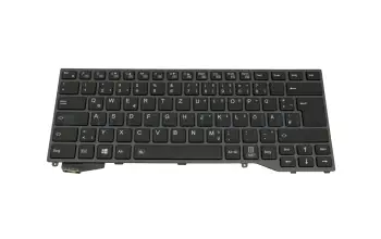 FUJ:CP760748-XX Original Fujitsu Tastatur DE (deutsch) schwarz mit Backlight