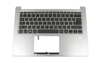 Tastatur inkl. Topcase DE (deutsch) schwarz/silber mit Backlight original für Acer Swift 3 (SF314-54)