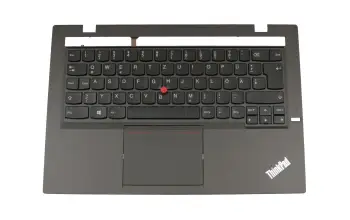 04X6500 Original Lenovo Tastatur inkl. Topcase DE (deutsch) schwarz/schwarz mit Backlight und Mouse-Stick