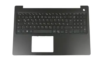 1RP48 Original Dell Tastatur inkl. Topcase DE (deutsch) schwarz/schwarz